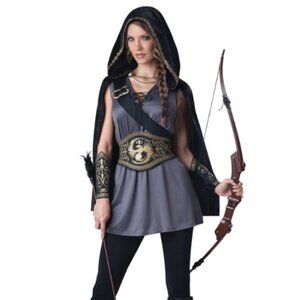 Huntress / Hunger Games Halloween Costume Adult Size Medium (Ages 14 and Up)